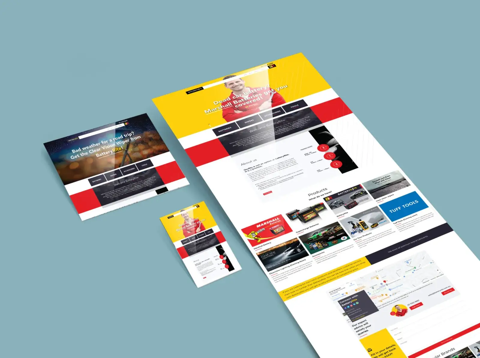 BatteryRite — brand system by DSIGNS Sydney