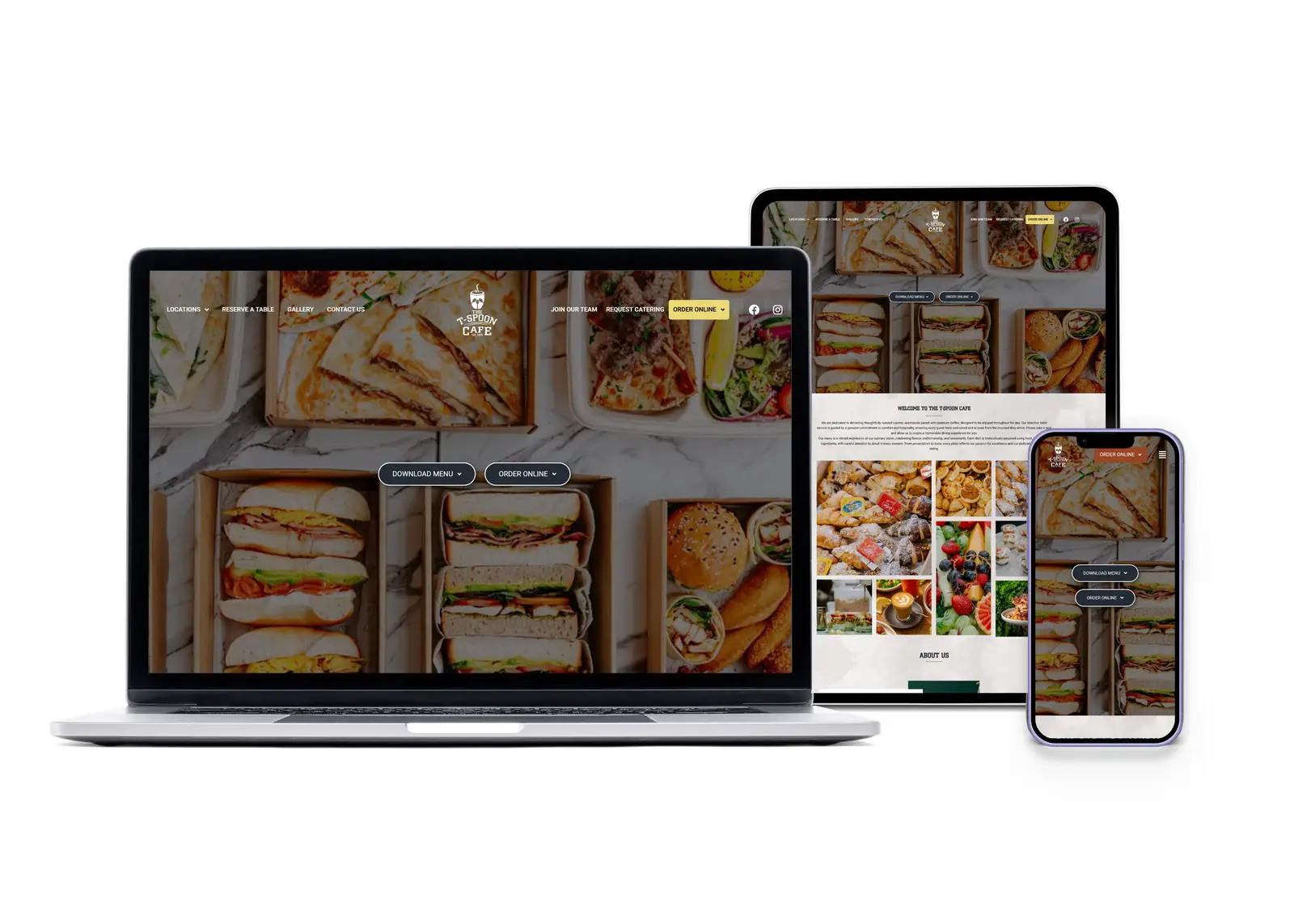 The T-Spoon Cafe — brand system by DSIGNS Sydney